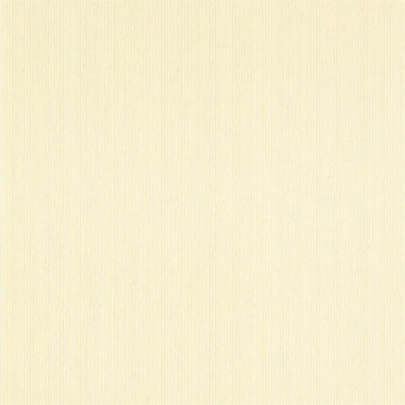Pale maize wallpaper with fine vertical striations and softly luminous texture