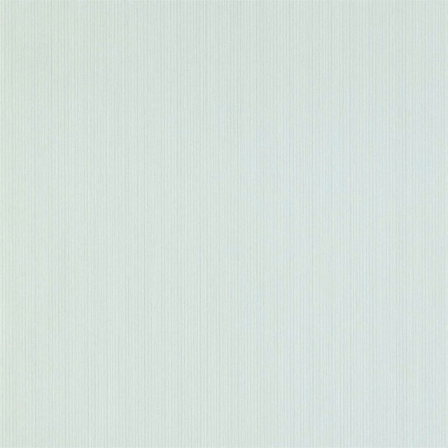 Pale sea-glass aqua wallpaper with fine, closely spaced vertical striations
