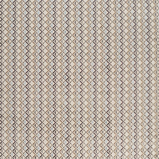 Cool glacier-grey velvet with fine graphite diamond lattice and subtle surface sheen