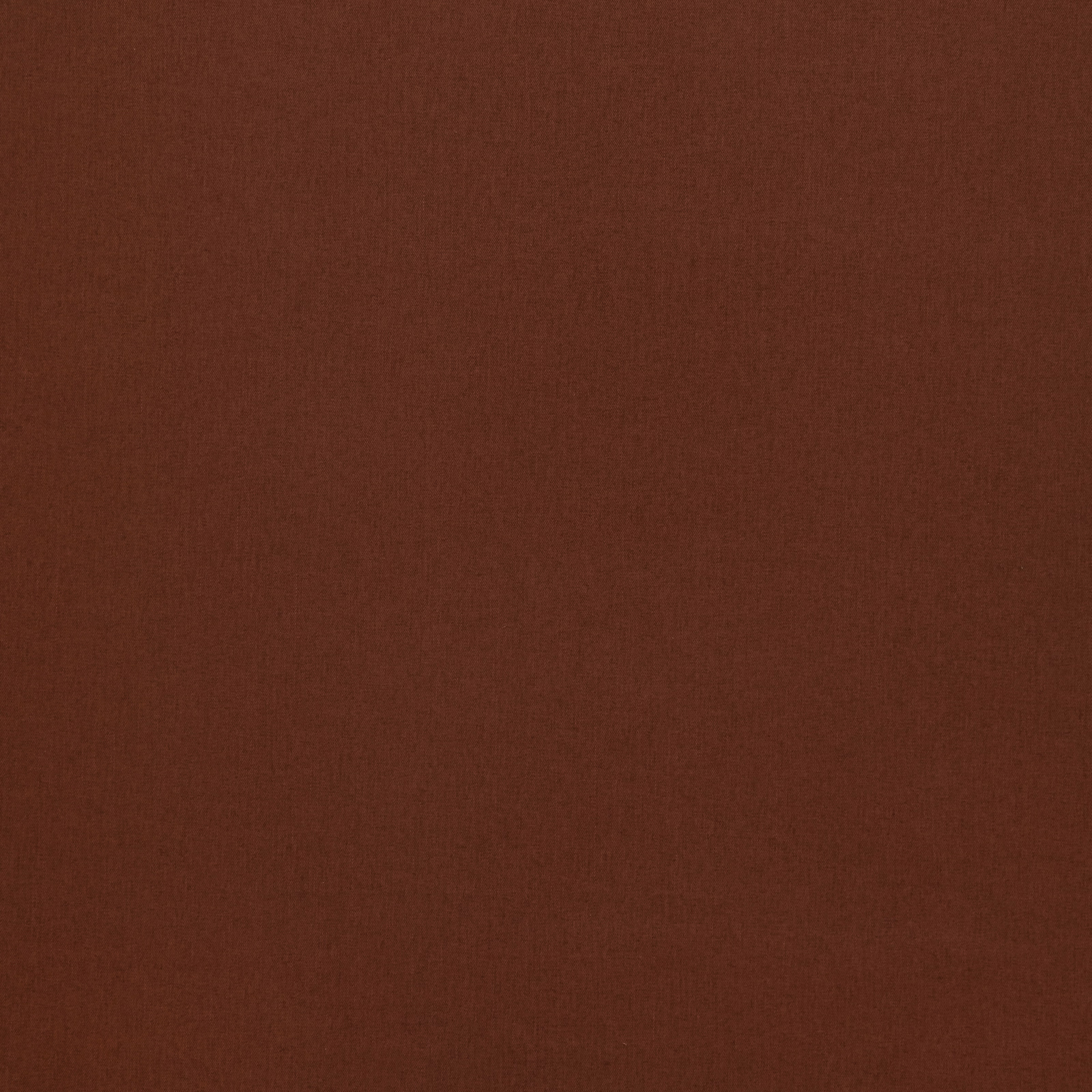 Deep spice-brown plain woven fabric with a smooth matte surface