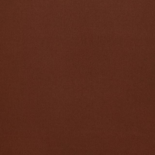 Deep spice-brown plain woven fabric with a smooth matte surface