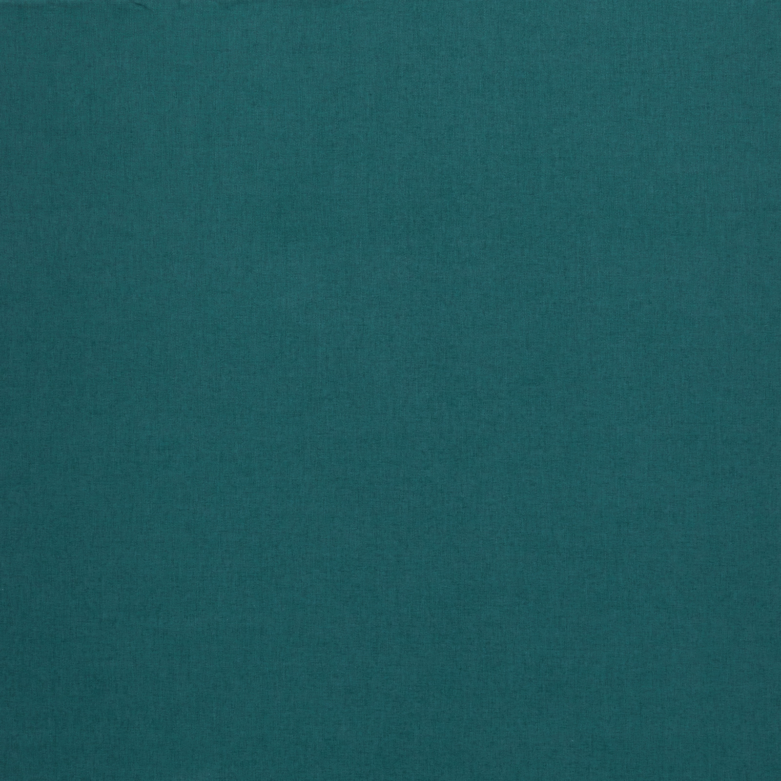 Solid deep teal fabric swatch with a fine, even woven texture