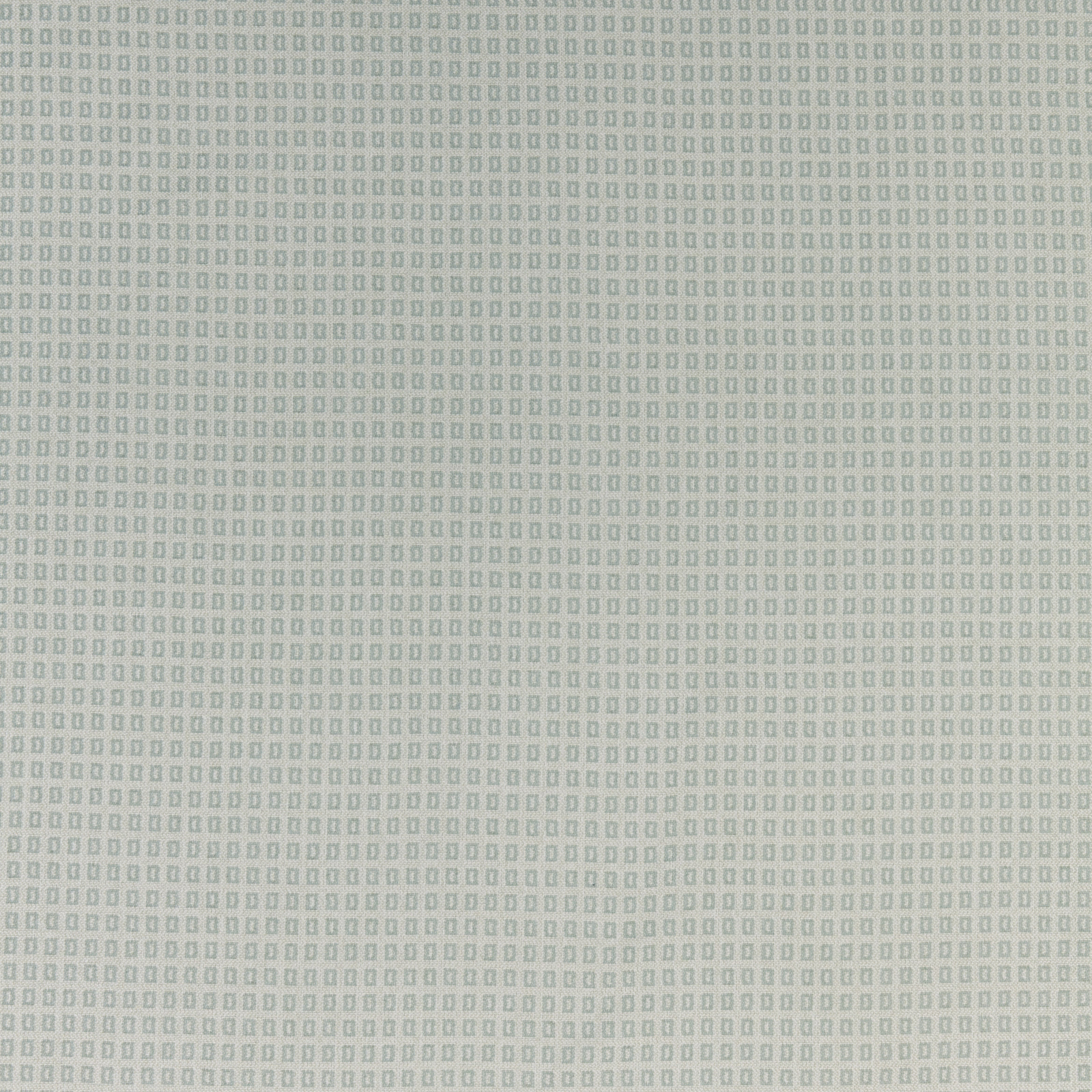 Soft duckegg blue fabric with tiny all-over geometric square motif