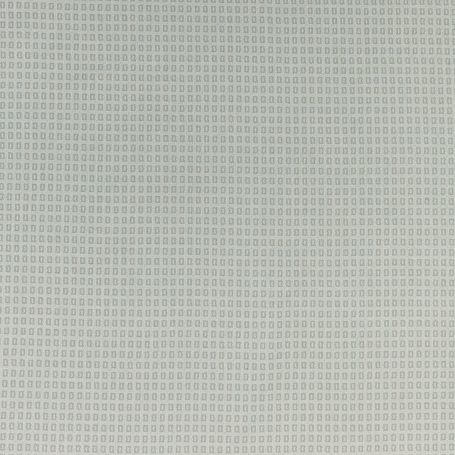 Soft duckegg blue fabric with tiny all-over geometric square motif