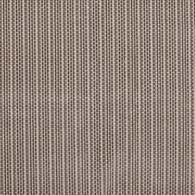 Taupe and mineral geometric woven fabric with fine vertical stripe texture