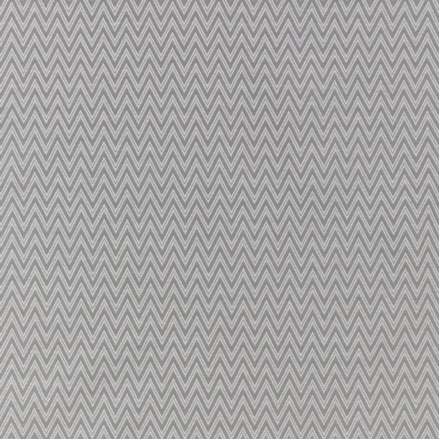Grey chevron fabric swatch with fine zigzag weave and soft contrast