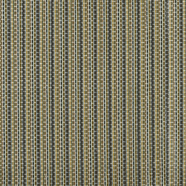 Small vertical geometric weave in jade green, olive and gold threads