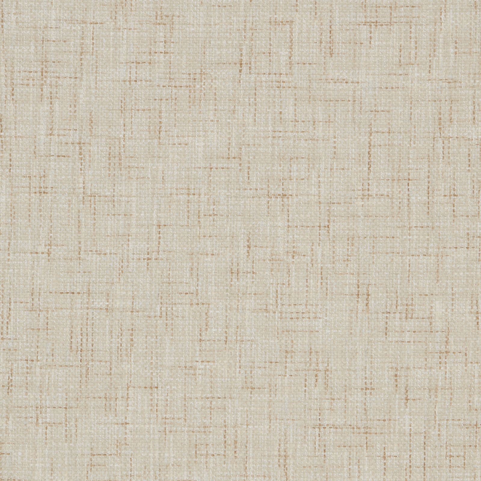 Soft barley cream woven fabric with a subtle tan geometric grid