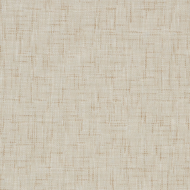 Soft barley cream woven fabric with a subtle tan geometric grid