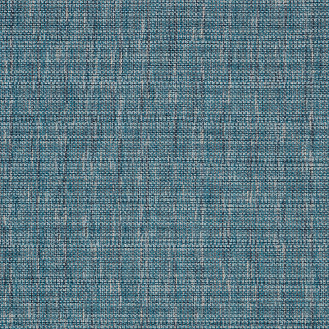 Teal woven fabric with a subtle grid pattern and mottled midnight texture