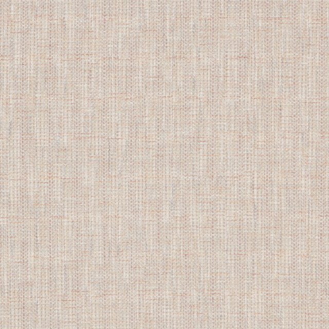 Pale blush rosewood woven cotton fabric with a subtle small geometric grid