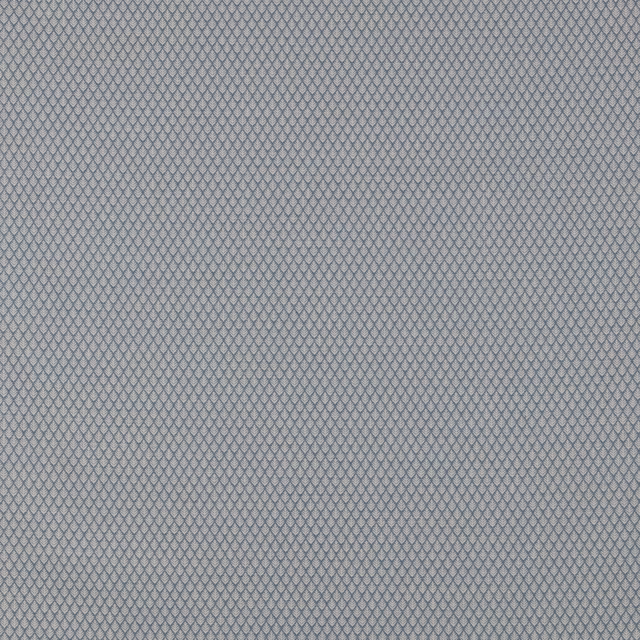 Close-up of pale grey geometric woven fabric with tiny diamond pattern