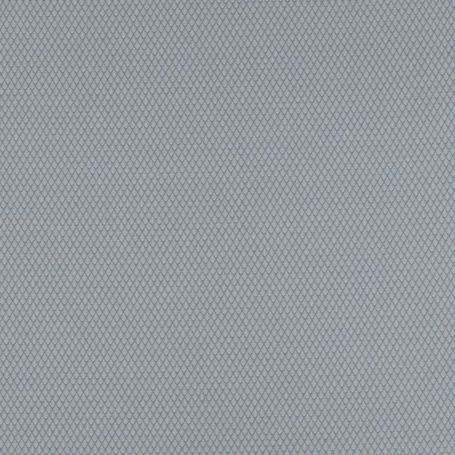 Soft delft blue woven fabric with tiny diamond pattern and fine texture