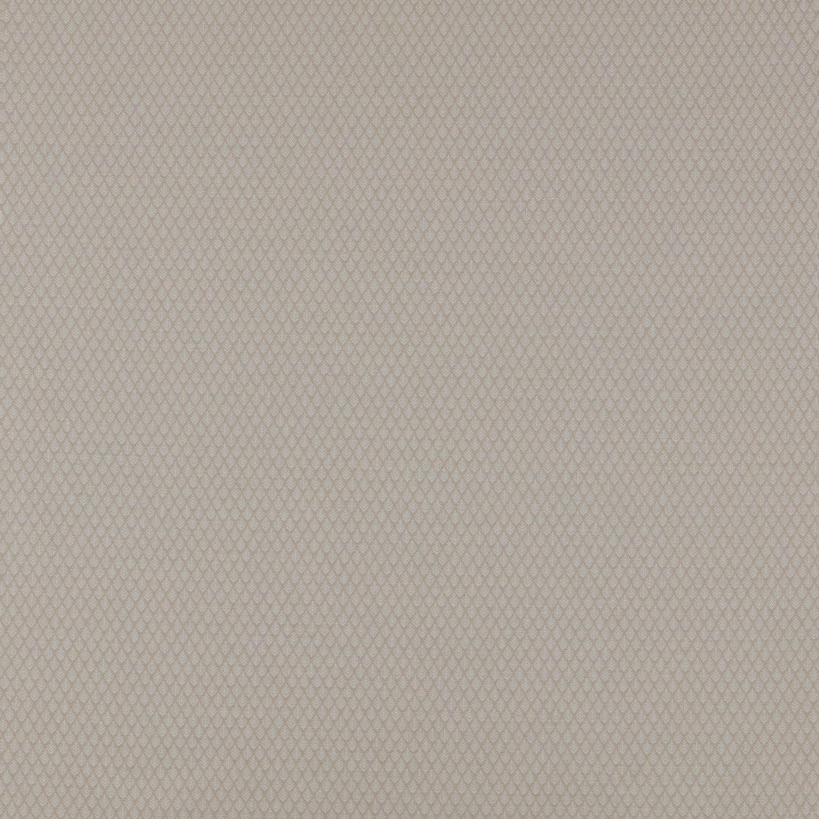 Soft stone beige fabric with a small diamond geometric weave texture