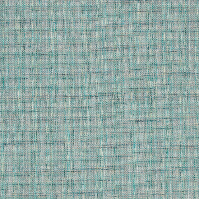 Soft jade teal woven fabric with subtle textured crosshatch and flecked surface