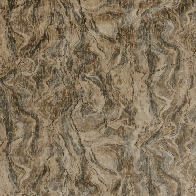 Marbled taupe and opal fabric with flowing beige and grey veining