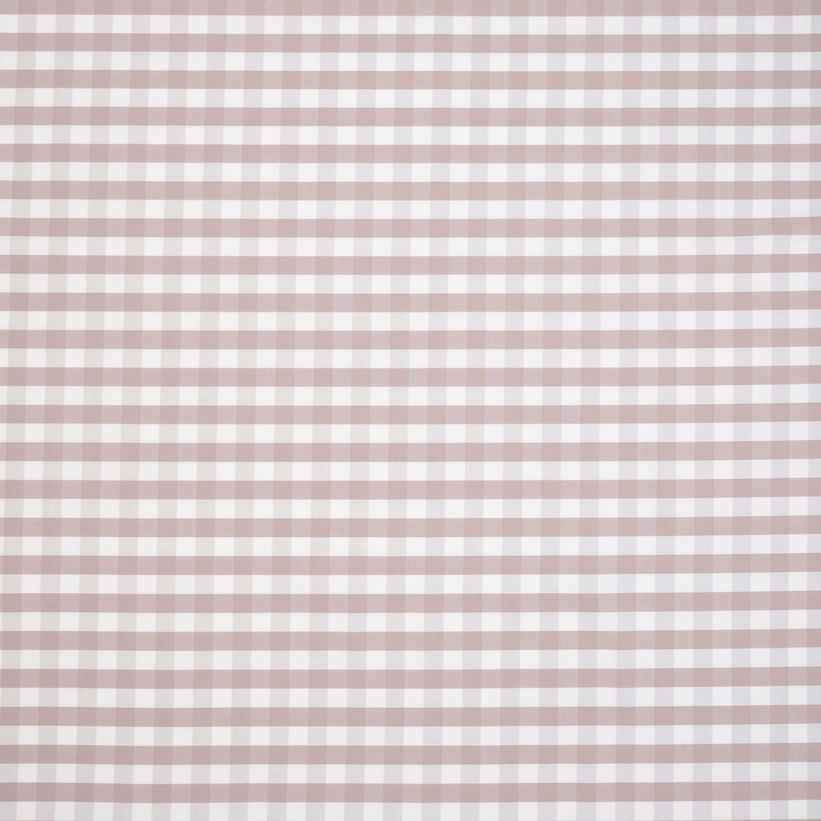 Pale rose and ivory checked embroidered fabric with a soft woven texture