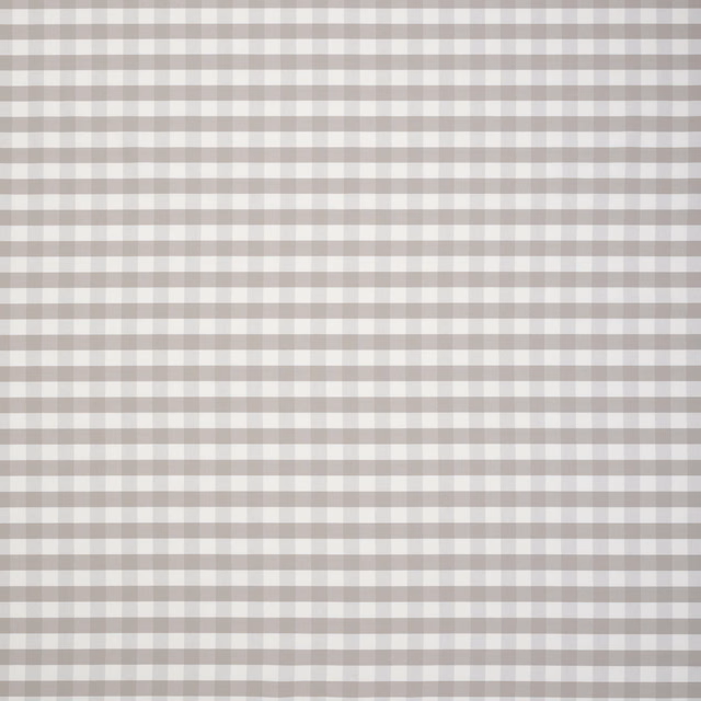 Soft taupe and ivory small check embroidered fabric swatch