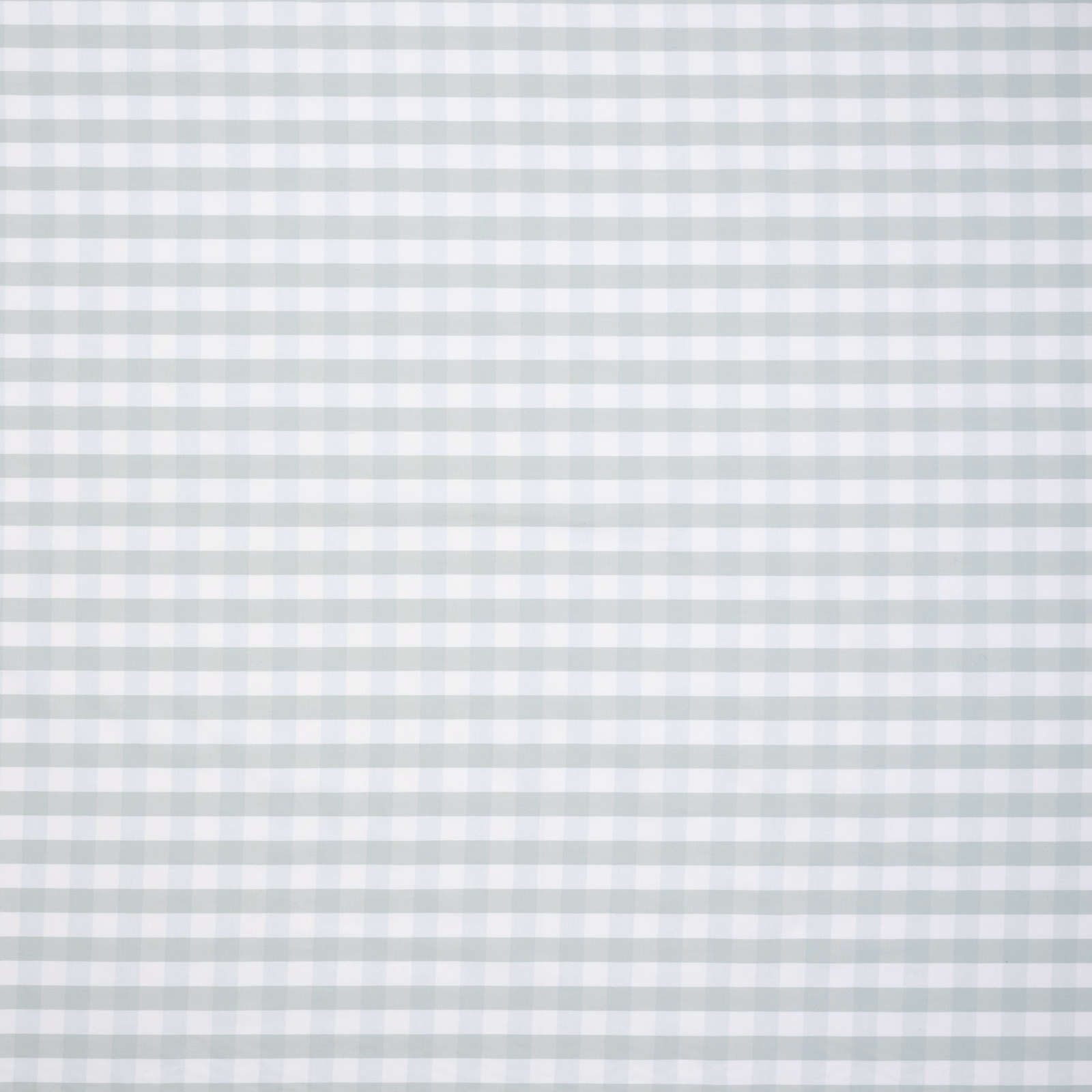 Pale mint and white embroidered striped fabric swatch with fine woven texture