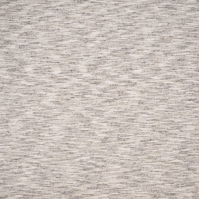 Soft ash-grey woven fabric with fine horizontal flecks and linen texture