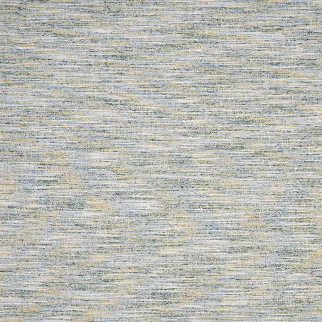 Soft ash-green woven fabric with fine horizontal striations and mottled texture
