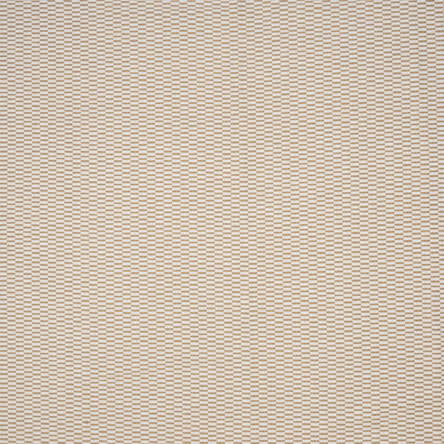 Close-up of ochre and pale natural woven small-scale fabric pattern