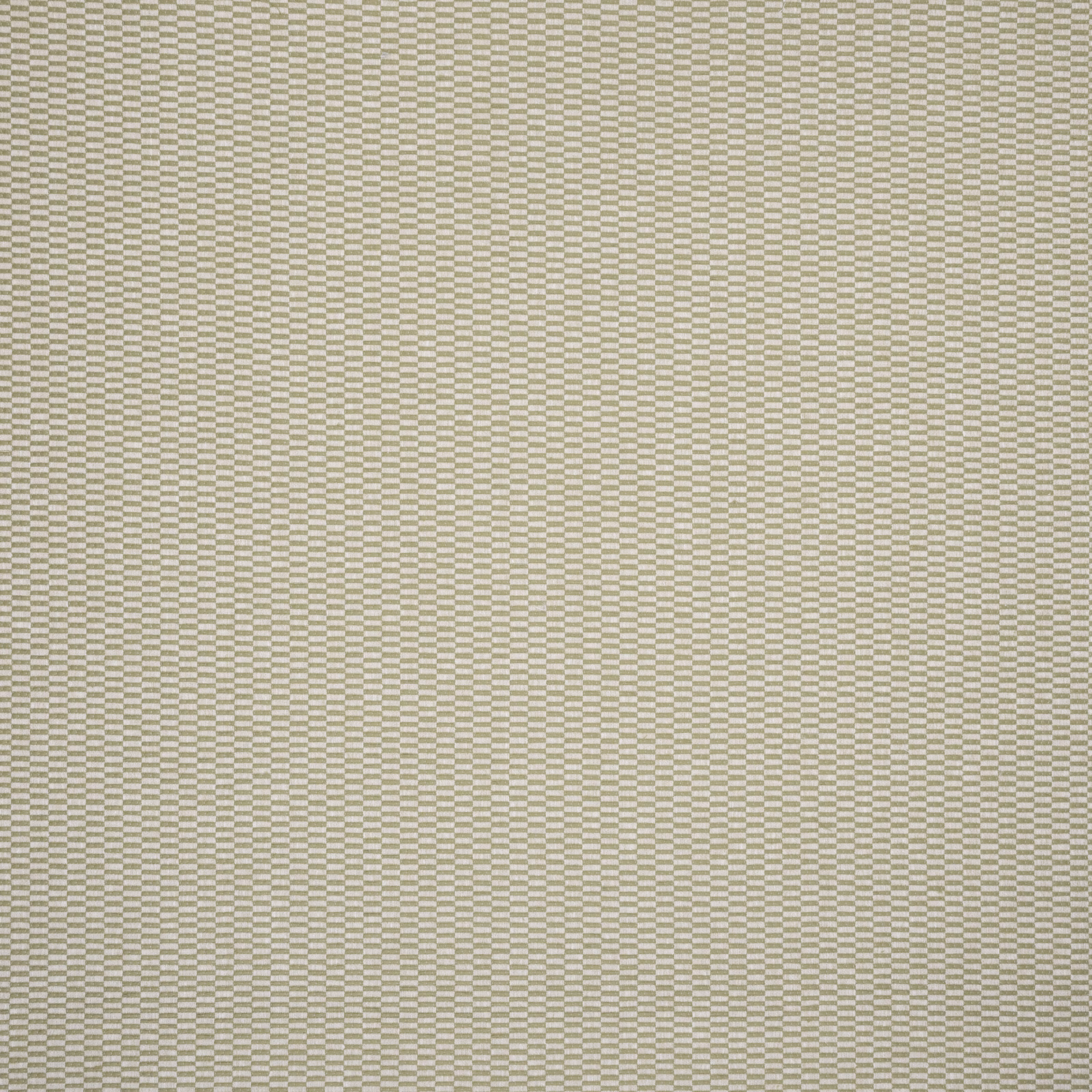 Small geometric woven fabric in soft willow green and beige