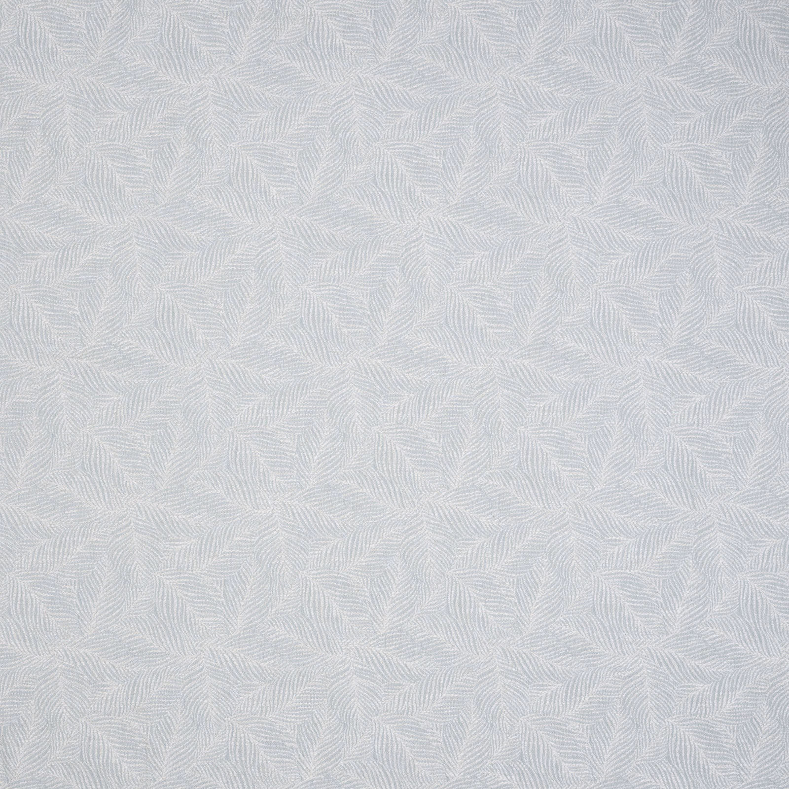 Pale seafoam botanical leaf weave fabric with fine repeating texture