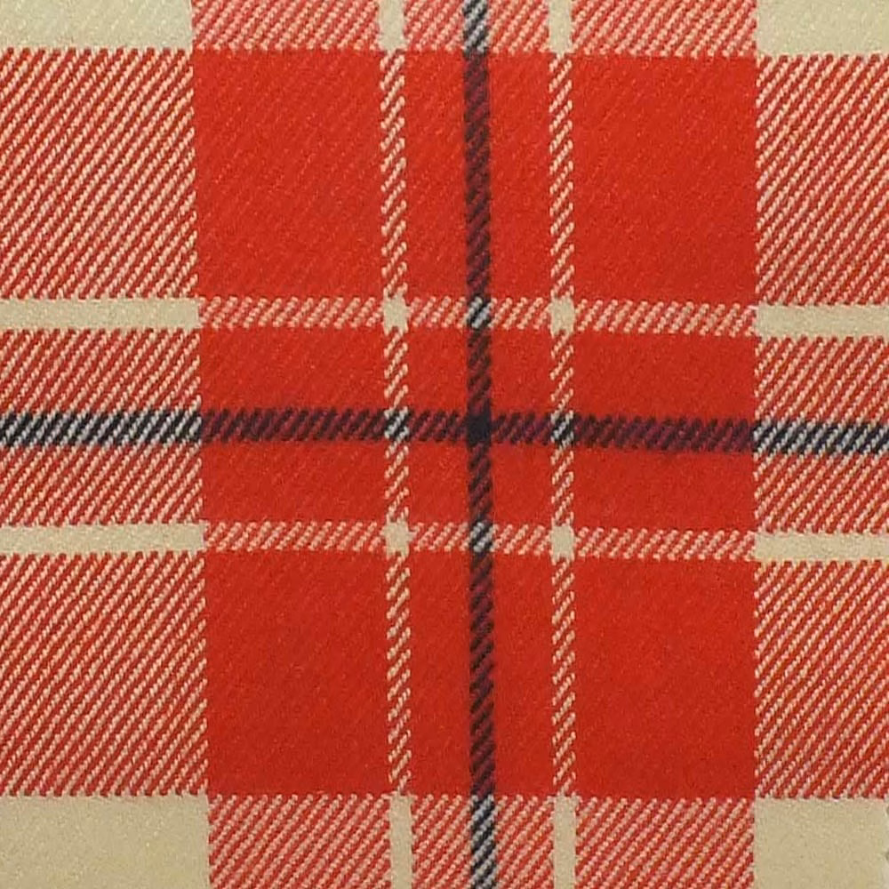 Warm scarlet plaid with cream windowpanes and charcoal crossing lines in a woven texture