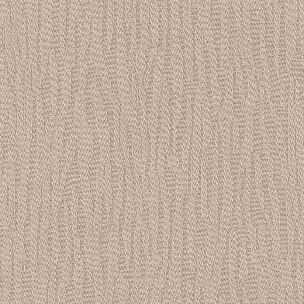 Muted blush-beige woven fabric with fine irregular vertical lines and subtle texture