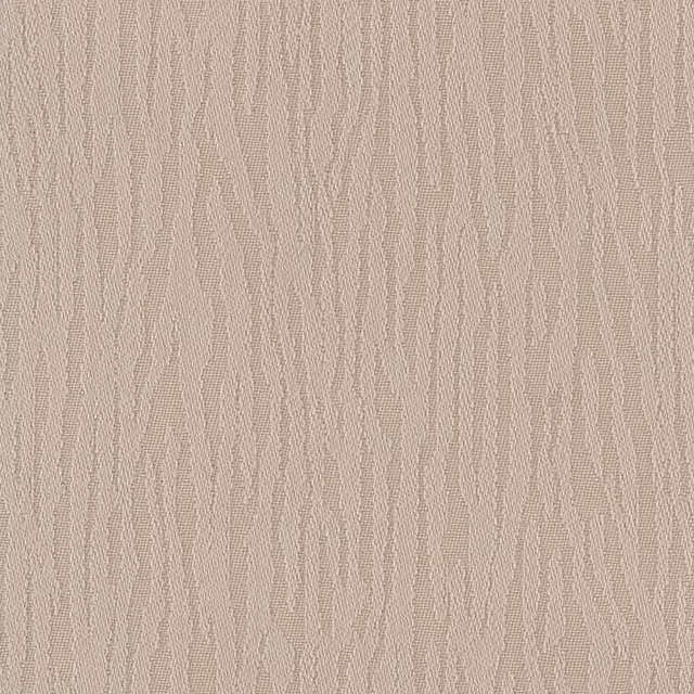 Muted blush-beige woven fabric with fine irregular vertical lines and subtle texture