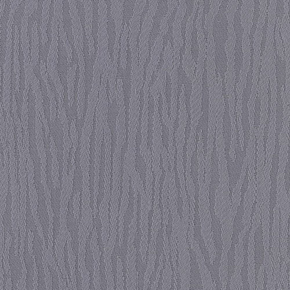 Close-up of grey-lavender woven fabric with broken vertical chevron texture