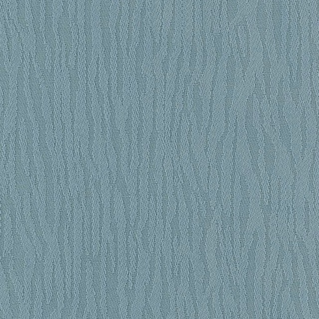 Muted blue-grey textile with fine vertical zigzag weave and subtle teal depth