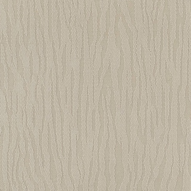 Pale plaster greige woven textile with fine vertical broken-line texture