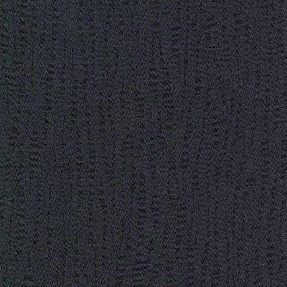 Close-up of deep soot charcoal woven fabric with subtle vertical wavy striations