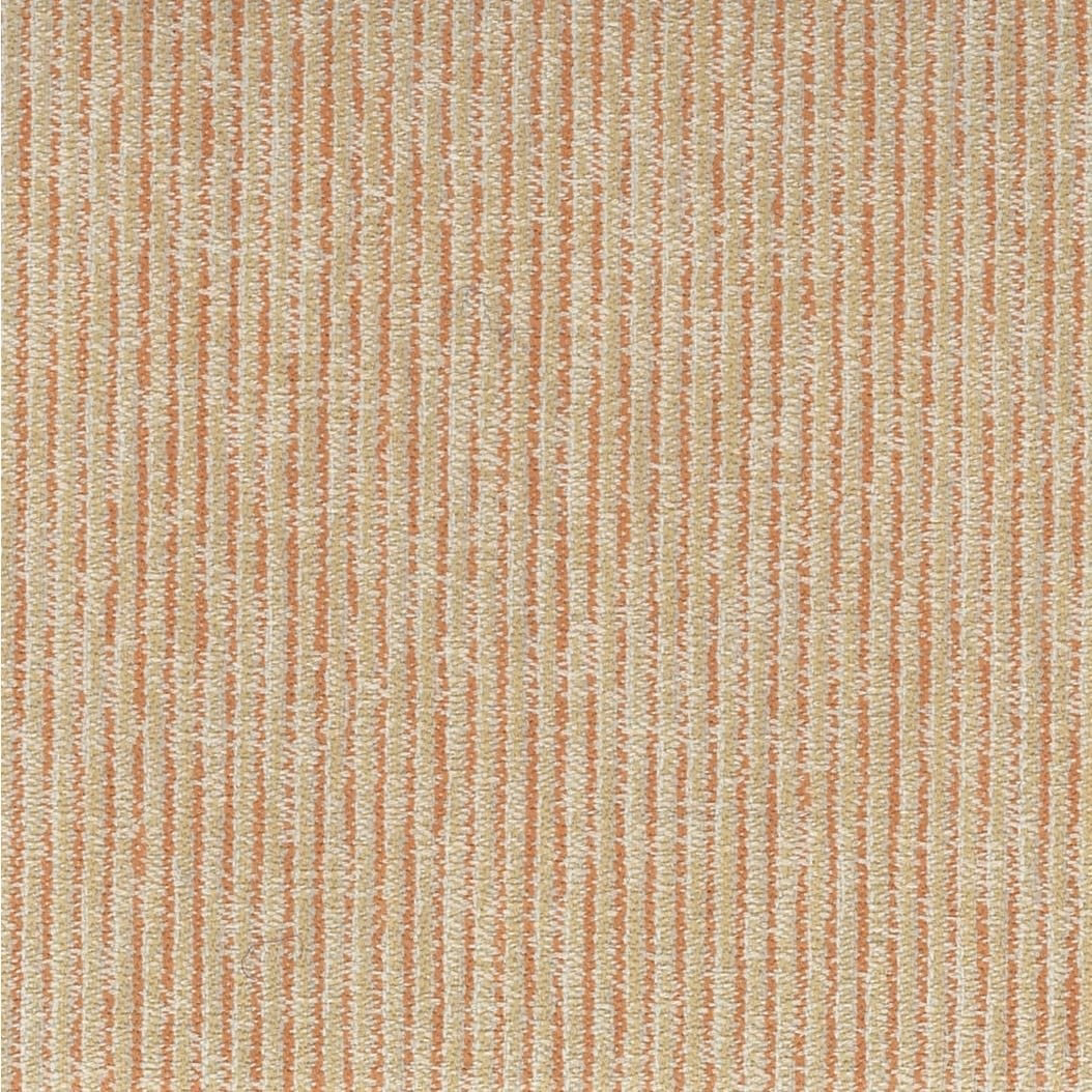 Blush pink and cream narrow vertical stripes with a subtly rippled weave