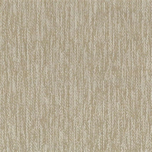 Pale plaster-beige woven fabric with fine vertical stripes and slubby texture