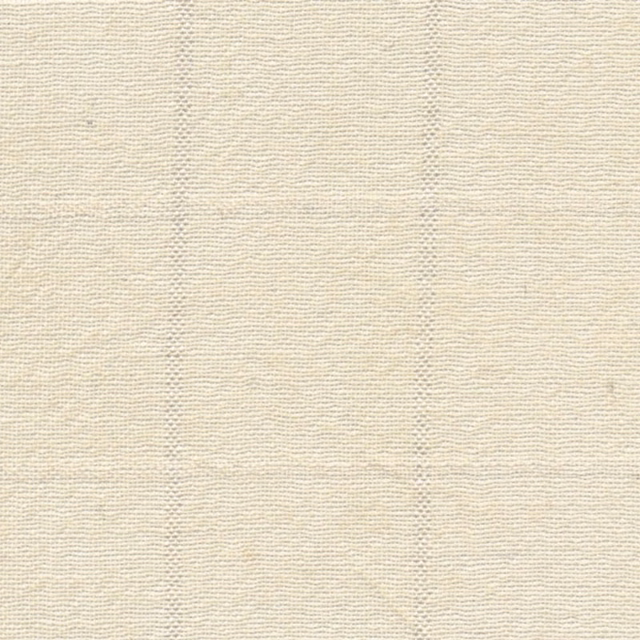 Pale ivory sheer with fine horizontal slubs and softly varied woven texture