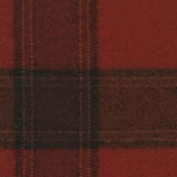Deep claret check with charcoal bands and a softly brushed, flecked surface