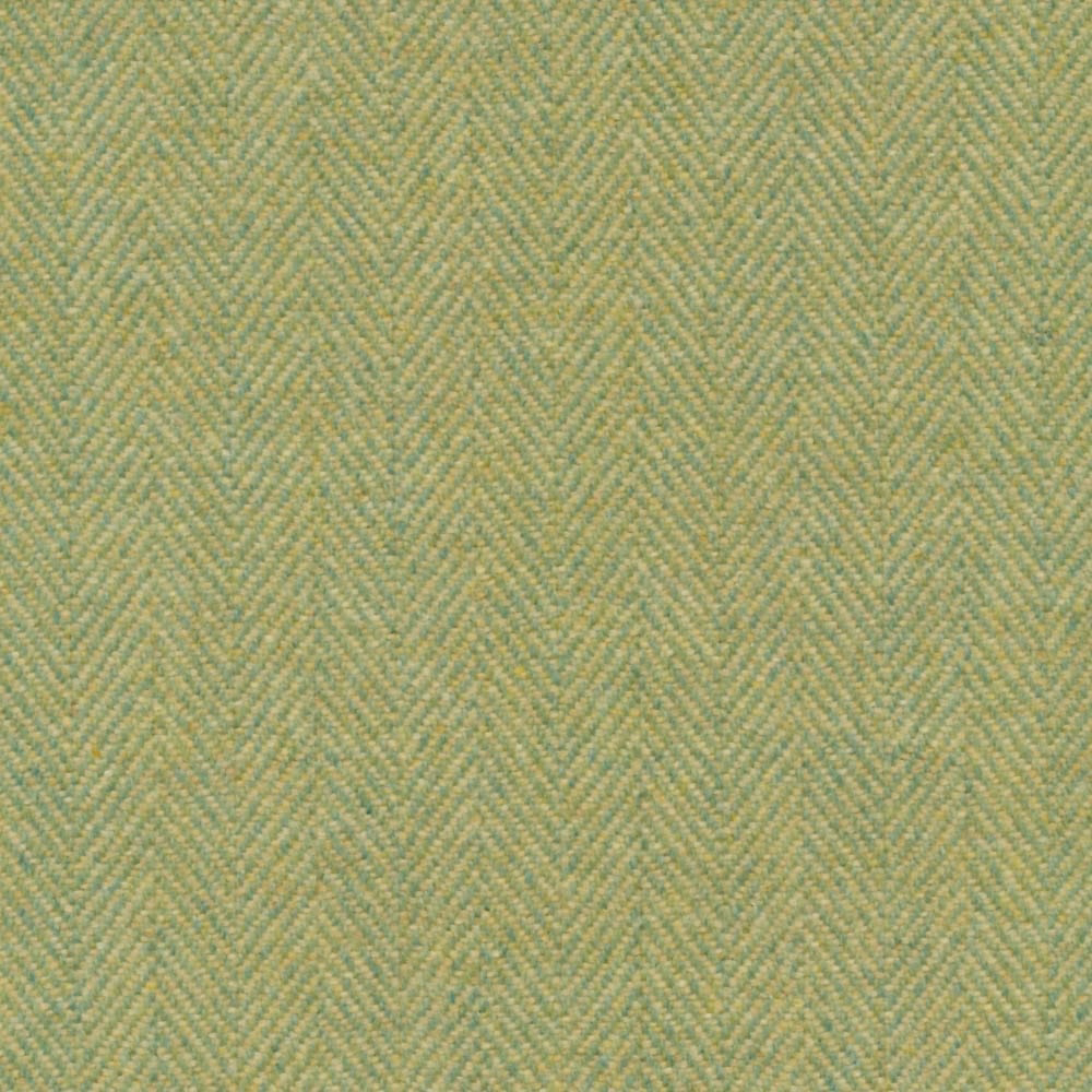 Pale citrus-green woven fabric with fine cream herringbone texture