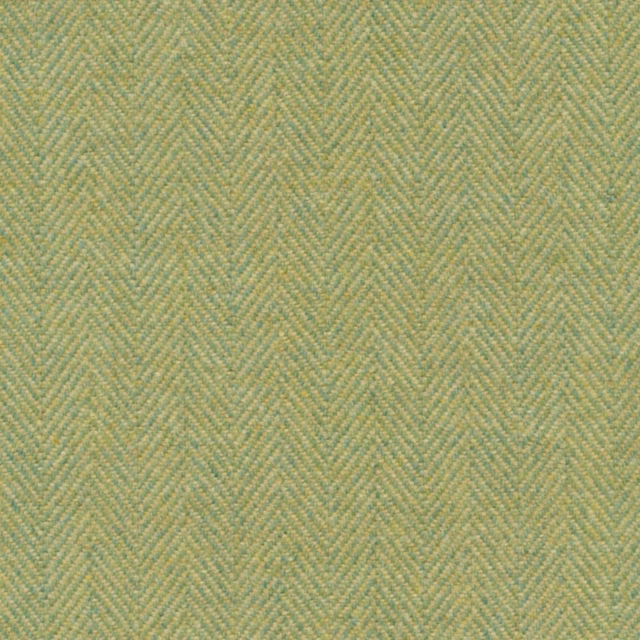 Pale citrus-green woven fabric with fine cream herringbone texture