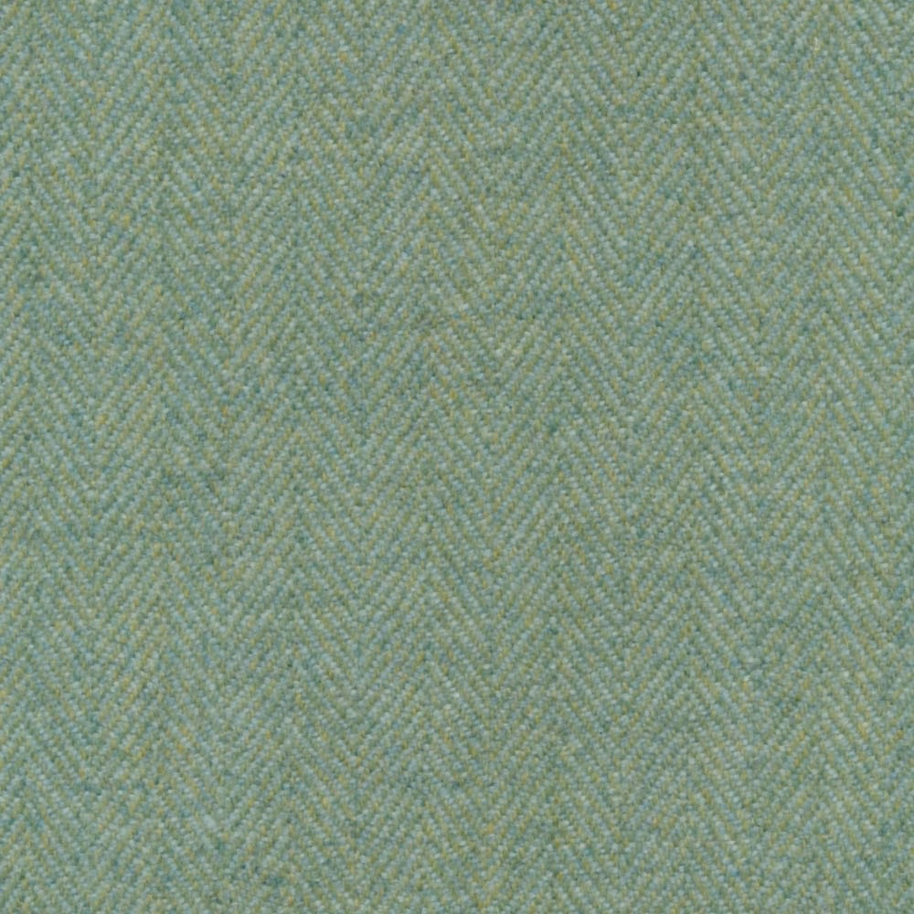 Muted lime-green fabric with blue-grey flecks and a fine diagonal woven texture