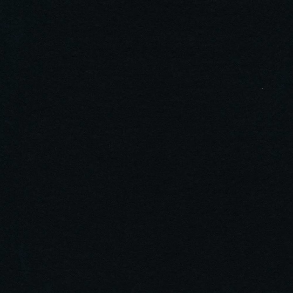 Near-black Crammond Black fabric swatch with a faint, softly textured surface grain