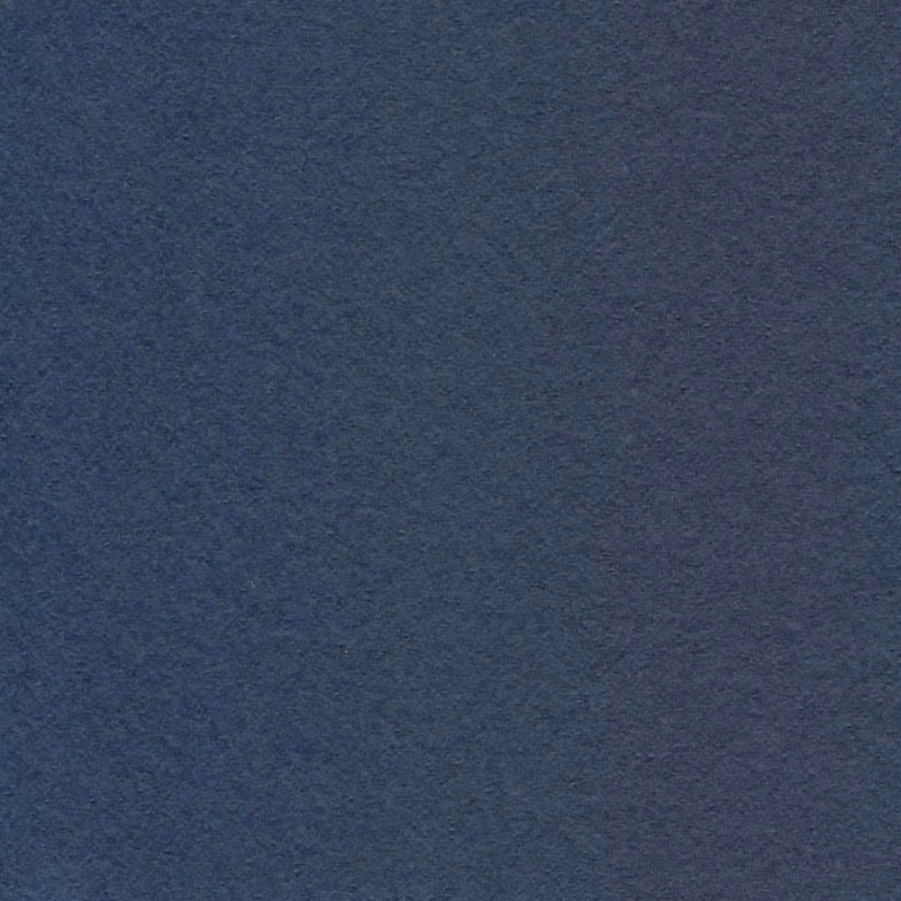Close-up of Crammond Blue showing a deep blue, subtly mottled textile surface