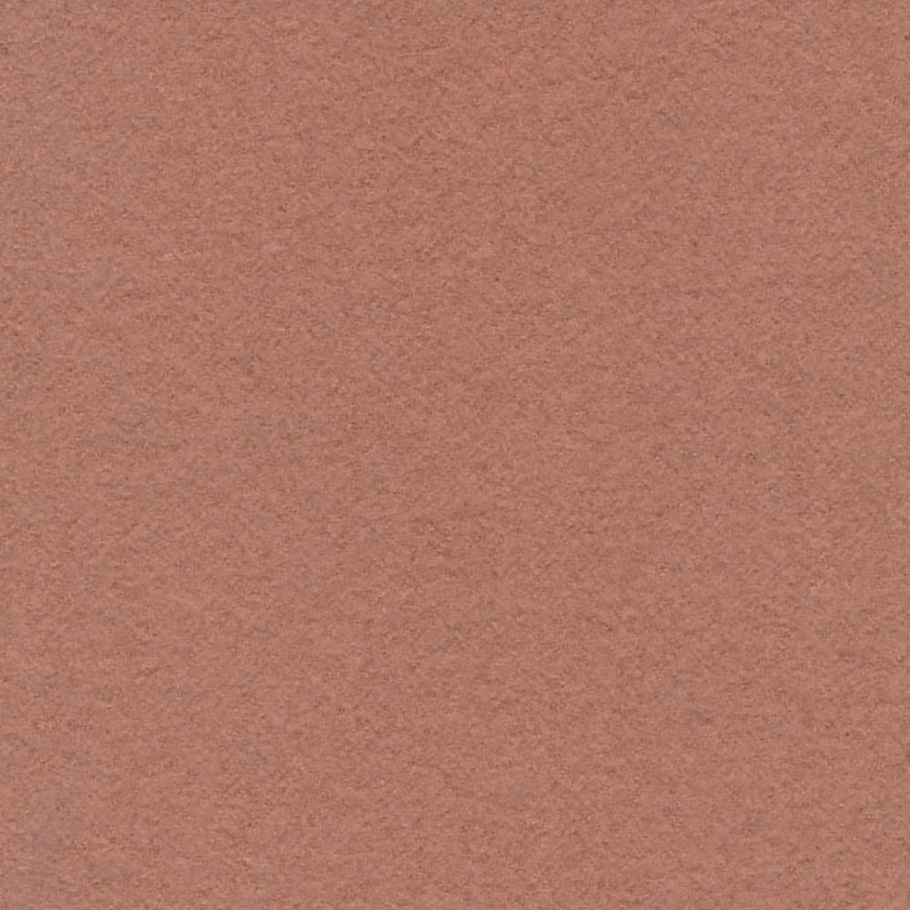 Close-up of warm rose-buff fabric with a soft, mottled low-pile texture