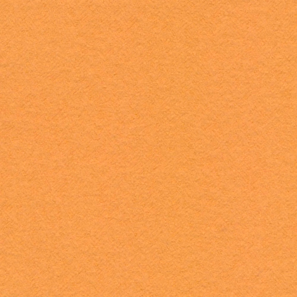 Warm orange-terracotta textile with a fine, softly mottled woven surface