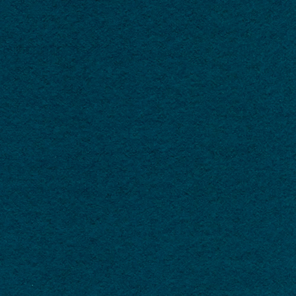 Close-up of deep ocean teal fabric with a softly mottled, tactile surface