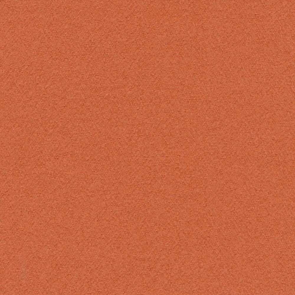Close-up of plain Crammond Rust fabric in a warm terracotta woven texture