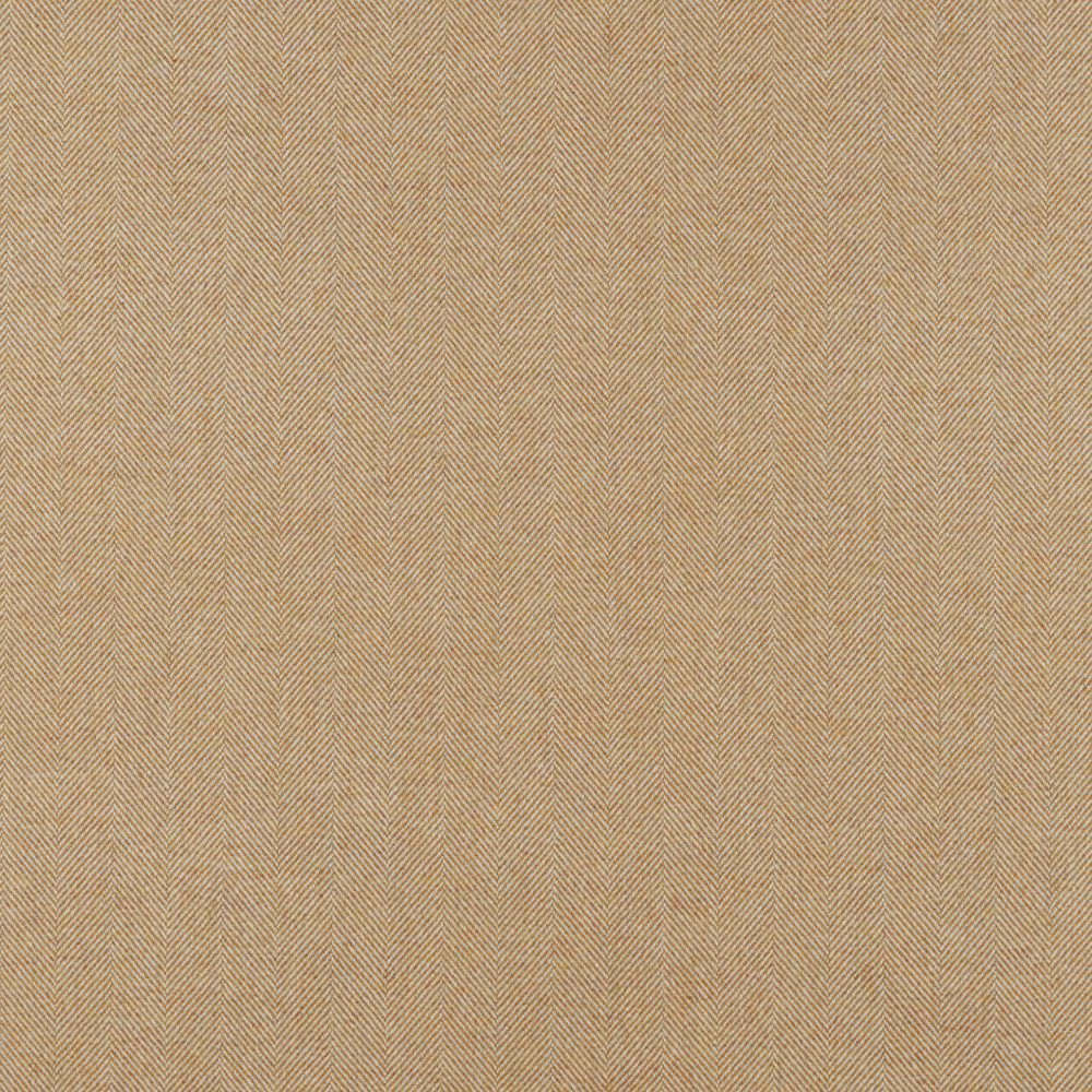 Warm amber tan fabric with a fine, closely woven herringbone texture