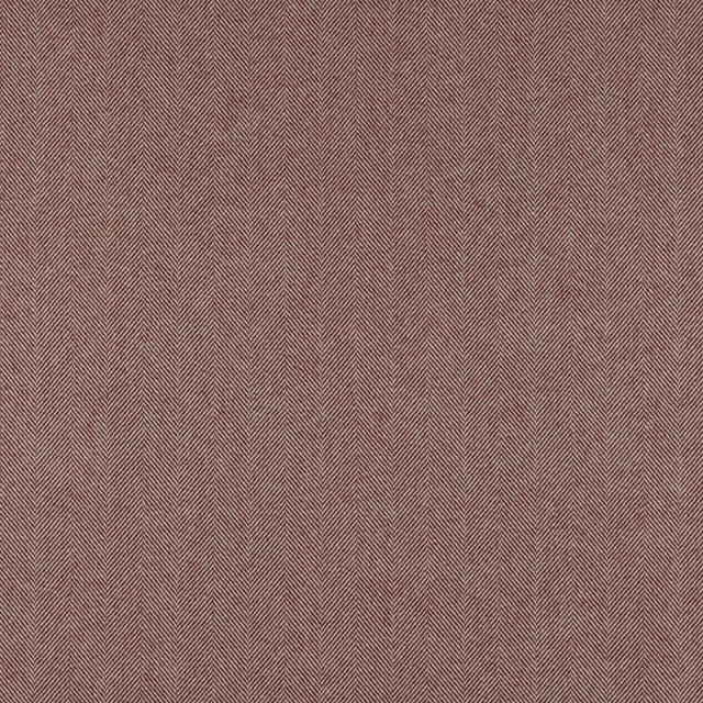 Muted cherry-brown fabric with fine vertical herringbone lines and a dry woven texture